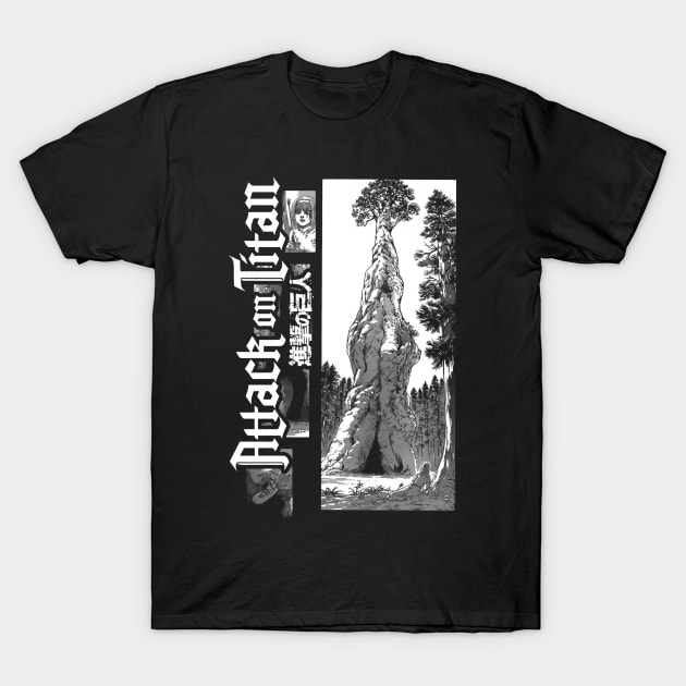 AOT Tree T-Shirt by MrizzArt